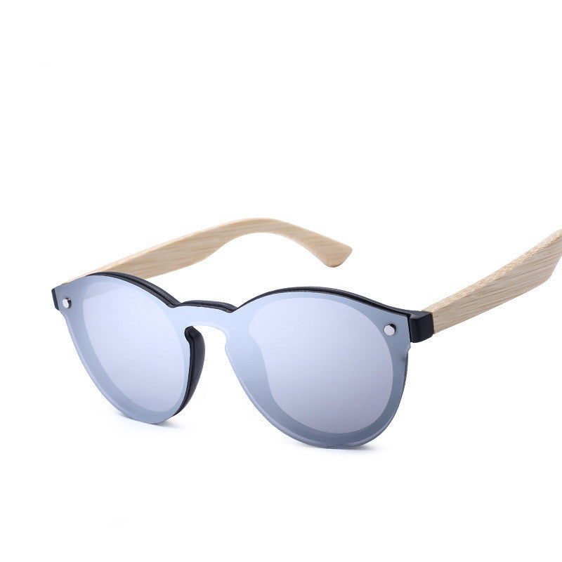 Retro Bamboo Round Sunglasses | Eco-Chic Unisex Shades