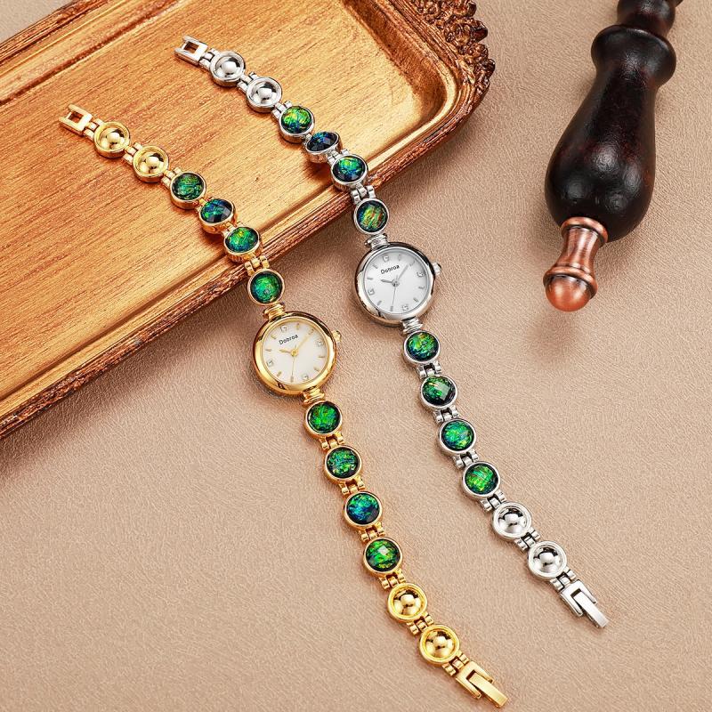 Pearl & Malachite Women's Watch | Light Luxury Nature-Inspired Timepiece