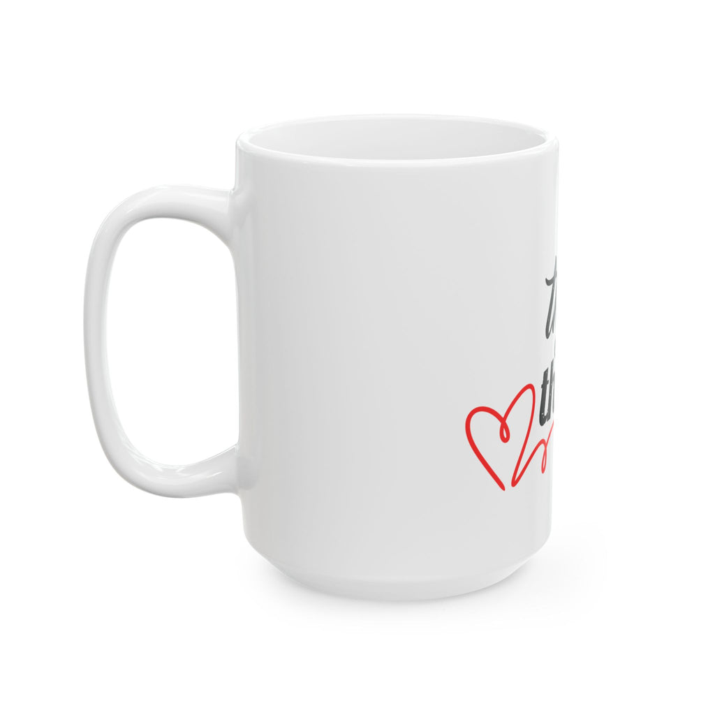 Thankful Bee Ceramic Mug | Gratitude & Mindfulness Coffee Cup