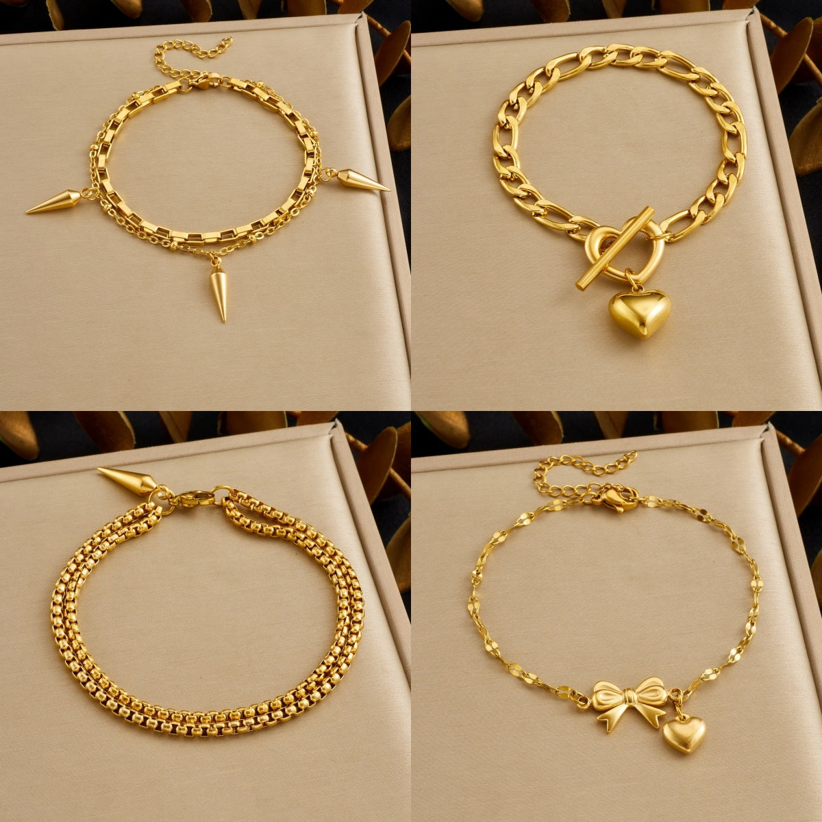 Stainless Steel Heart Bracelet