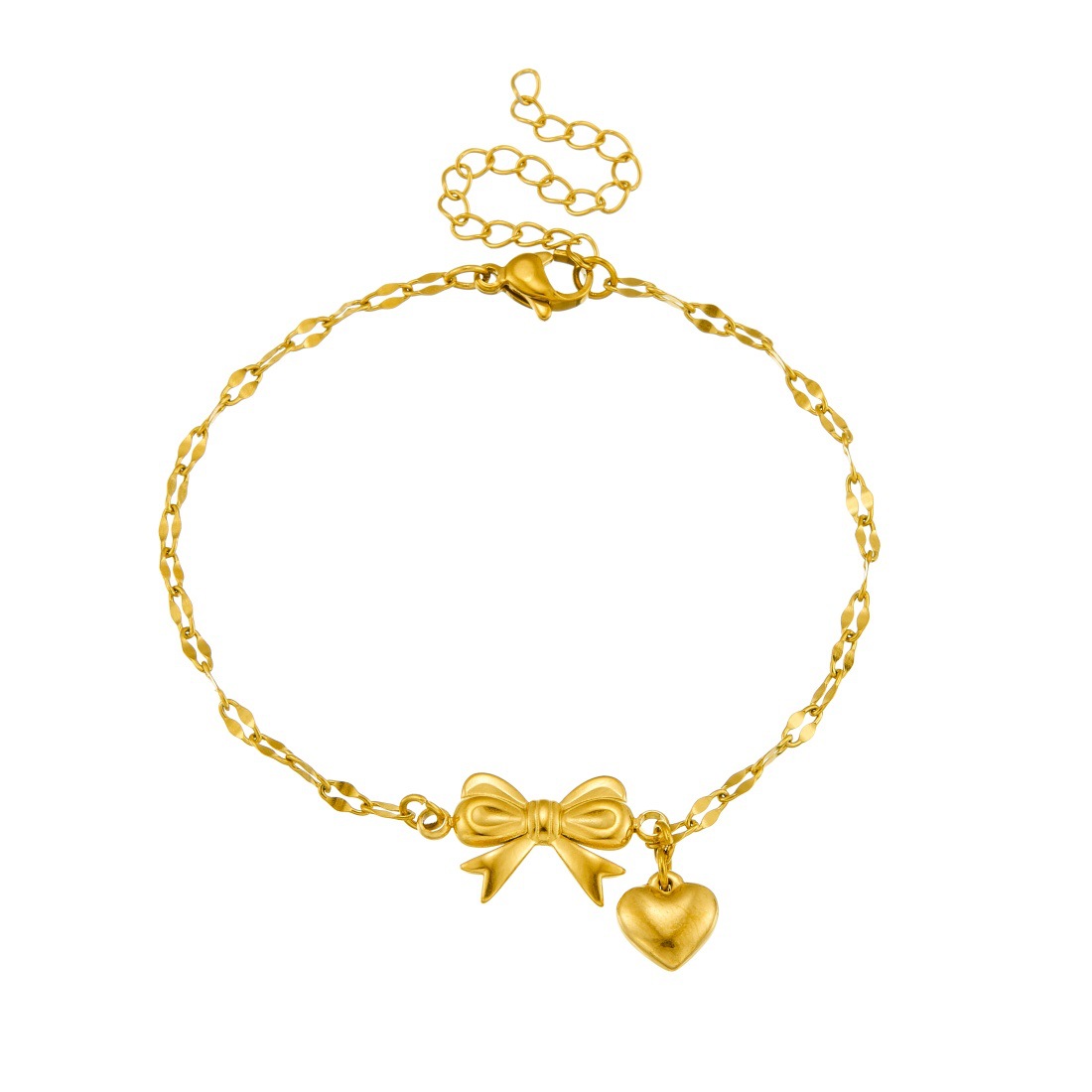 Stainless Steel Heart Bracelet