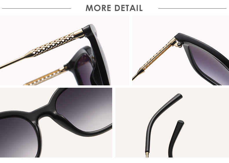 Metal Hollow Sunglasses | Vintage Street Style Shades