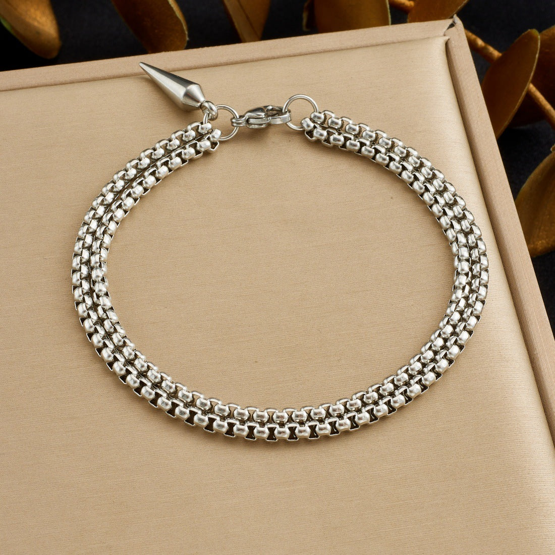 Stainless Steel Heart Bracelet