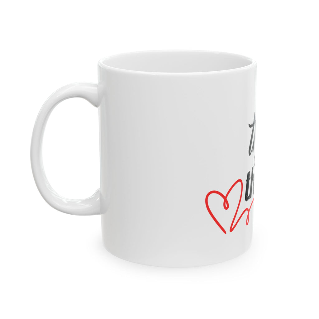 Thankful Bee Ceramic Mug | Gratitude & Mindfulness Coffee Cup