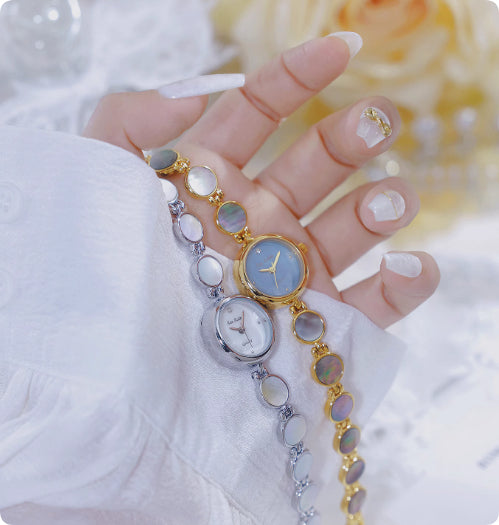 Aurora Shell Vintage Bracelet Watch | Waterproof Statement Timepiece