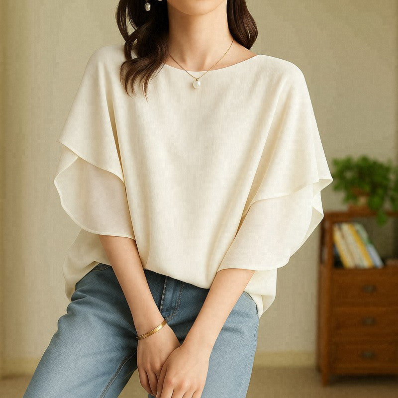 Casual All-match Chiffon Blouse For Women