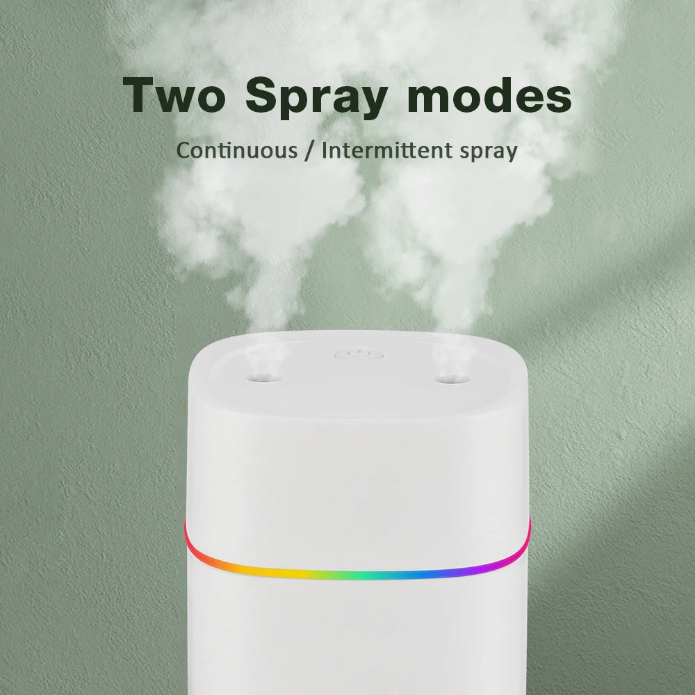 600ML Aromatherapy Air Humidifier | Essential Oil Diffuser with Color Lights