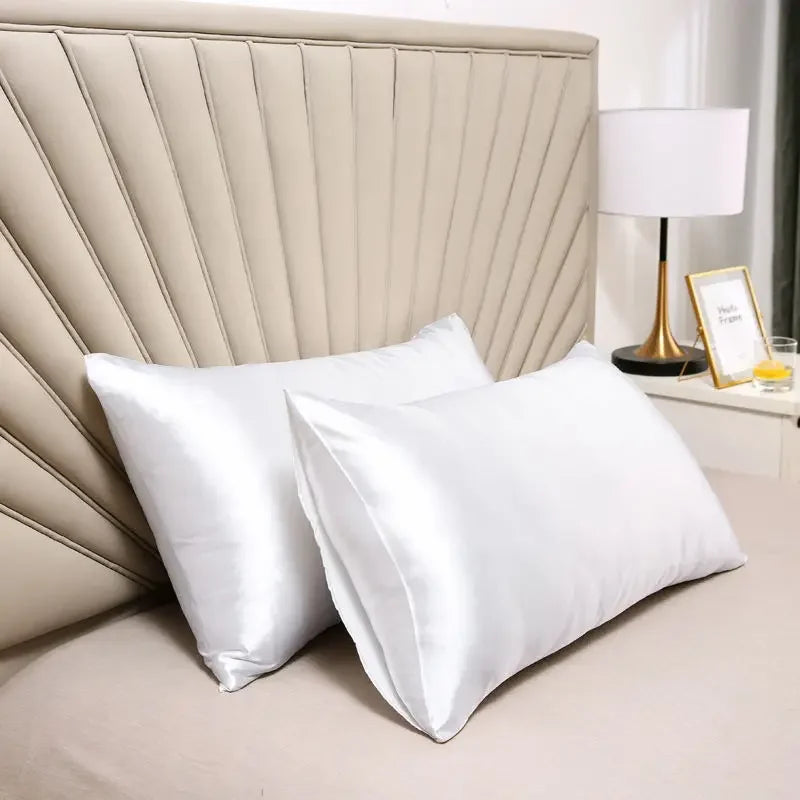 Luxury Silk Pillowcase | Anti-Frizz, Hypoallergenic & Skin-Soft | 2 Sizes