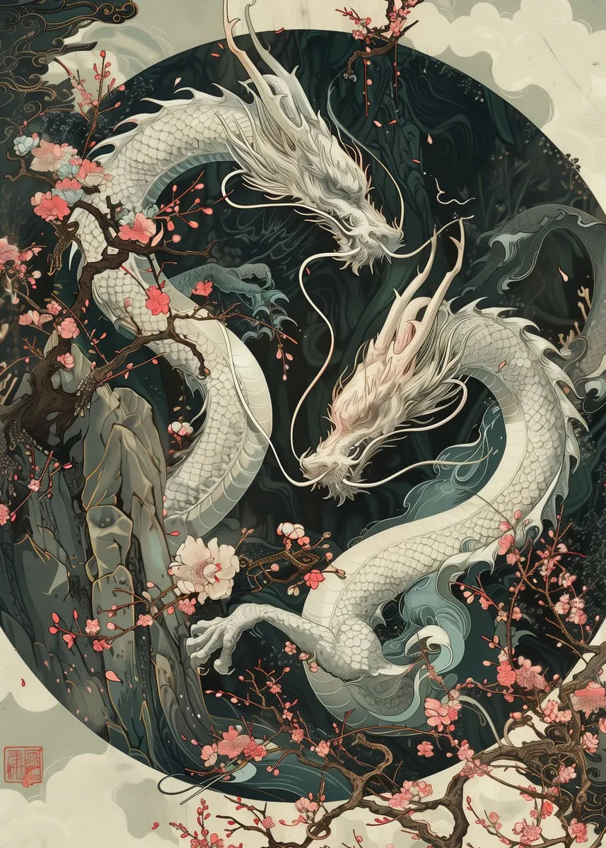 Japanese Canvas Wall Art Print | Samurai, Geisha, Sakura & Torii Gate