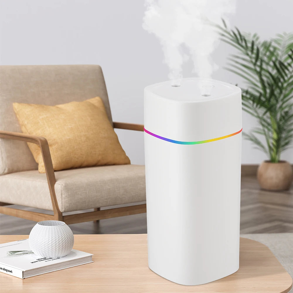 600ML Aromatherapy Air Humidifier | Essential Oil Diffuser with Color Lights