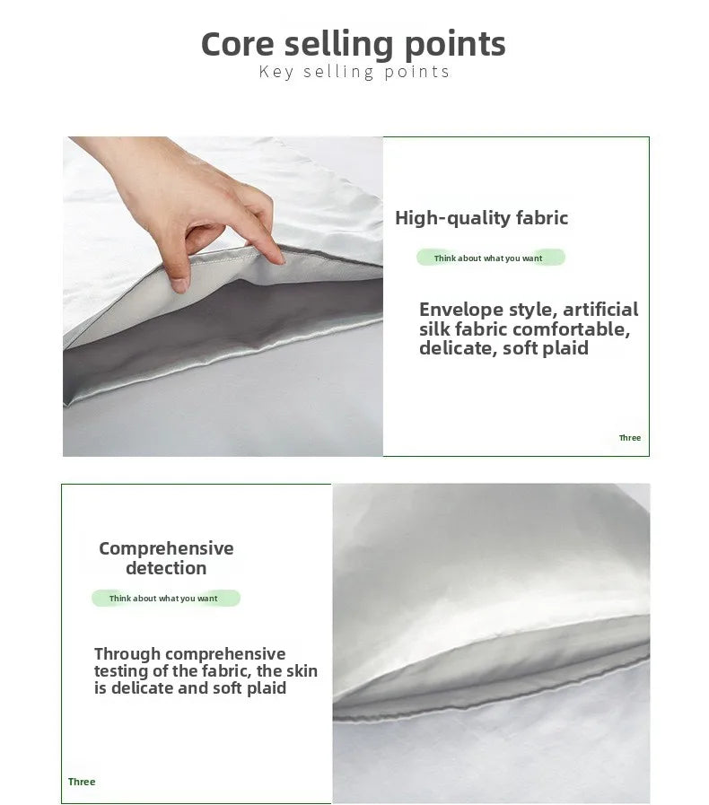 Luxury Silk Pillowcase | Anti-Frizz, Hypoallergenic & Skin-Soft | 2 Sizes
