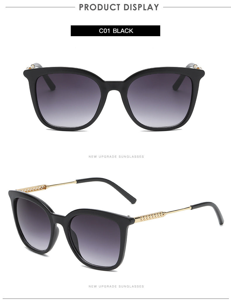 Metal Hollow Sunglasses | Vintage Street Style Shades