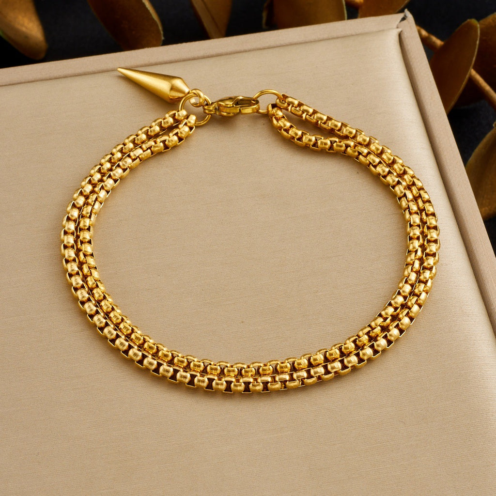 Stainless Steel Heart Bracelet