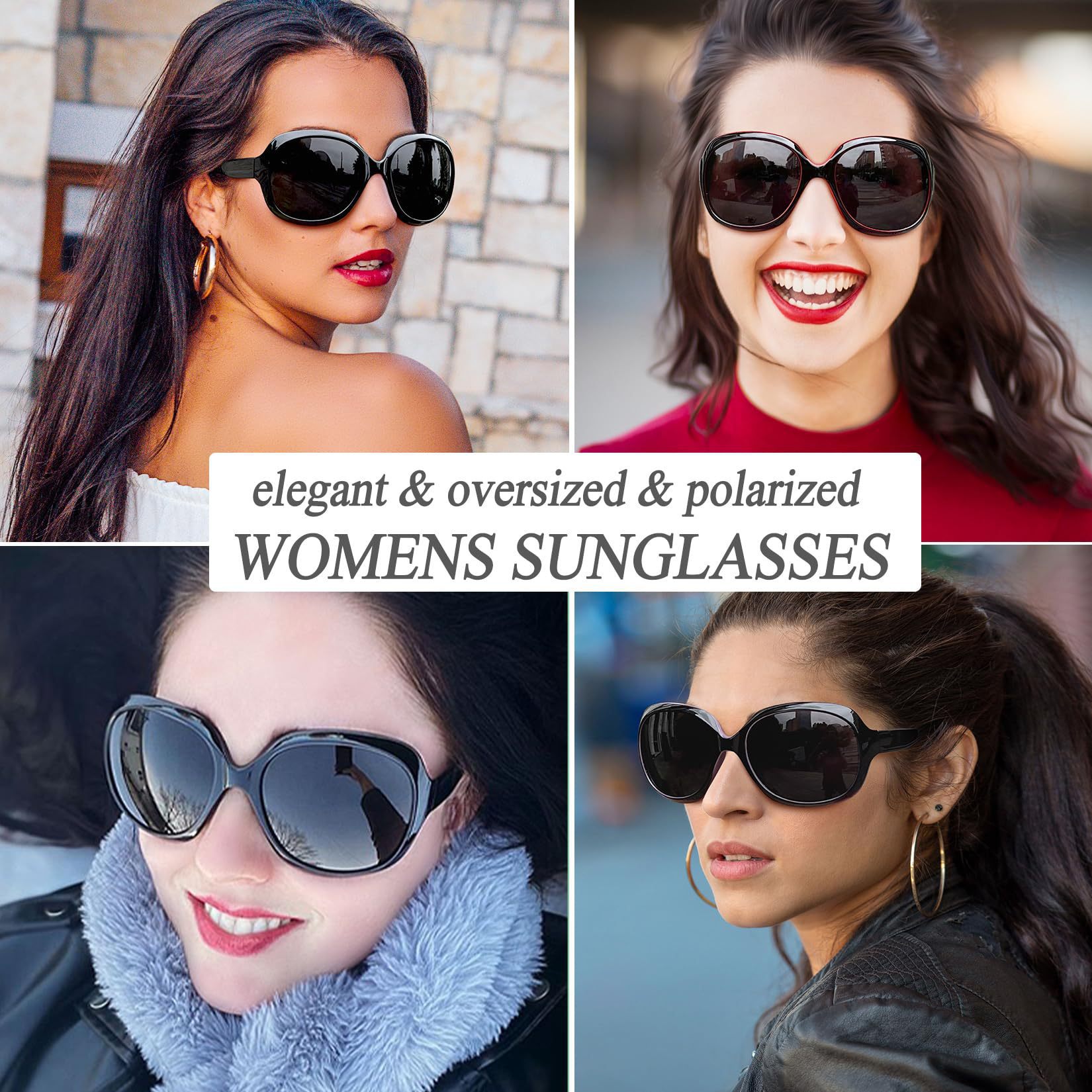 Women's Oversized Classic Sunglasses