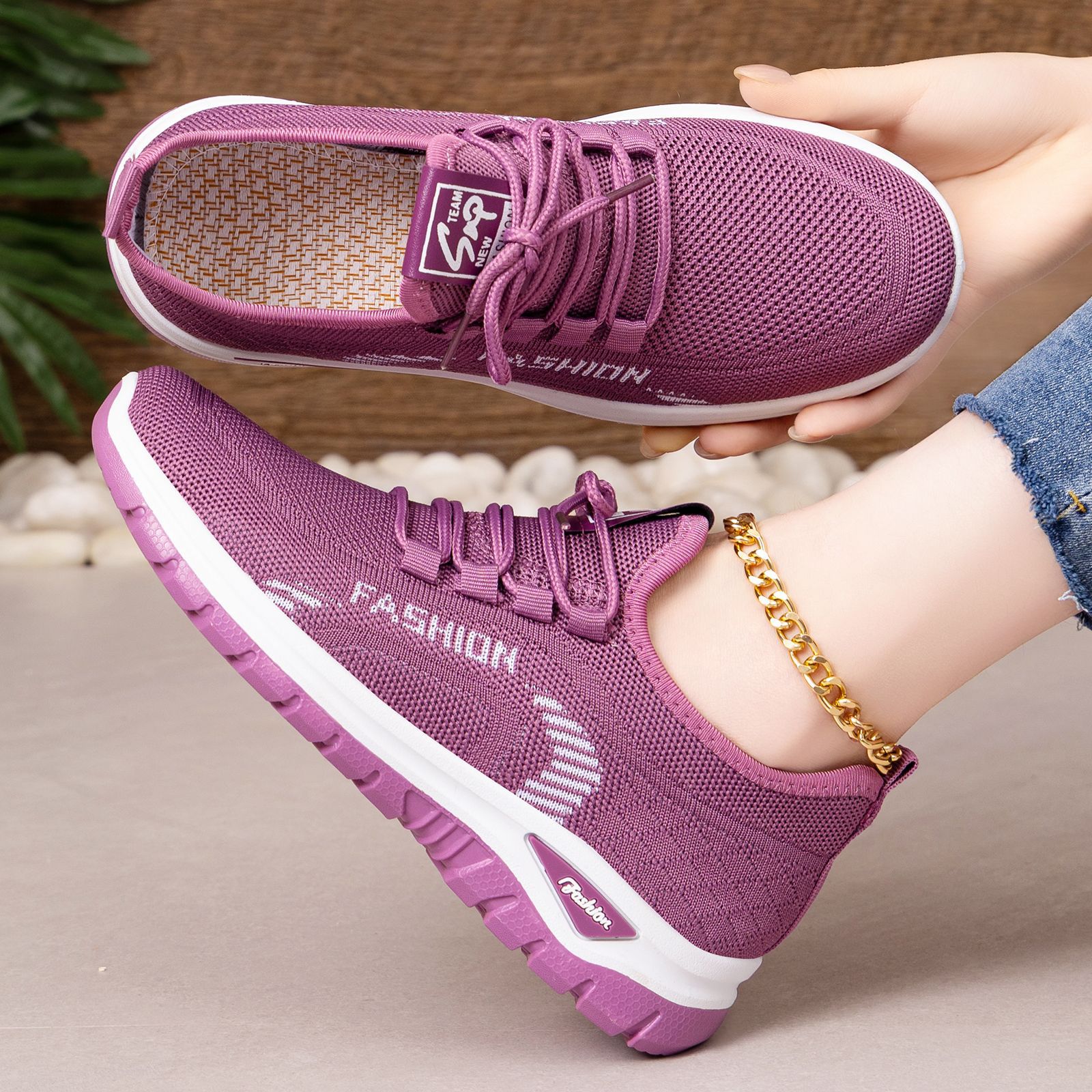 Fashion Athletic Sneakers | Lightweight Non-Slip Sport Shoes for Women