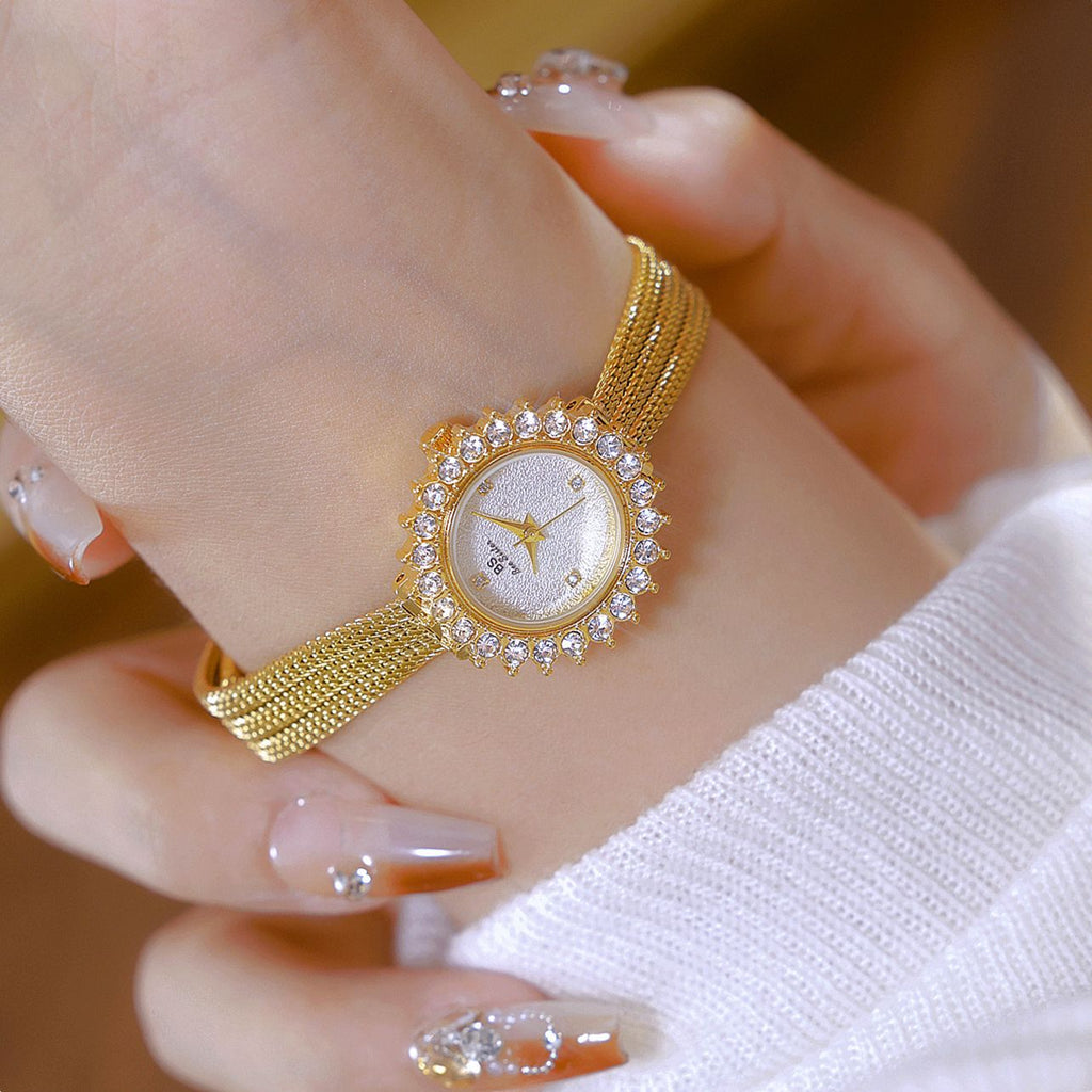 Gesang Flower Sun-Patterned Women's Watch | Light Luxury Timepiece